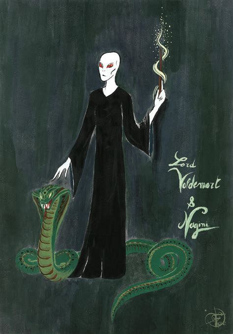 Voldemort and Nagini by Faeliscity on DeviantArt