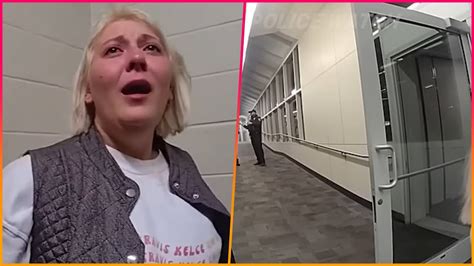 Shocking Moment Airline Passenger Offers Sex To Police Officer After Being Removed From Flight
