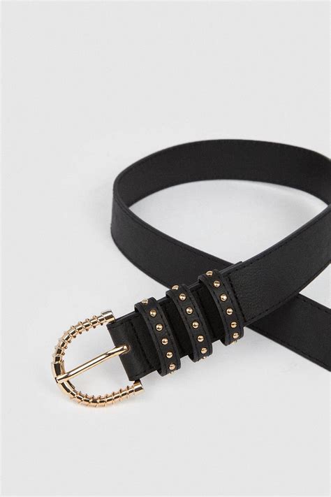 Belts Stud Detail Belt Oasis Em 2024 Cinto