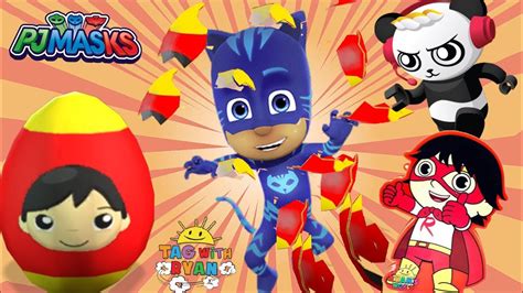 Tag With Ryan PJ Masks Catboy Vs All Ryan S World Characters Mystery