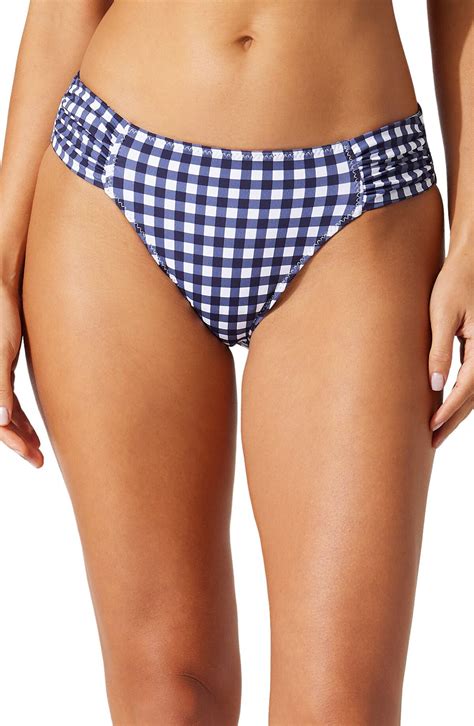 Tommy Bahama Summer Floral Reversible Hipster Bikini Bottoms Mare Navy Rev Editorialist