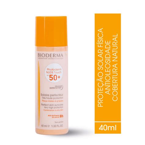 Protetor Solar Bioderma Nude Touch Fps Beleza Na Web