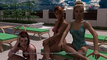 MY DORM Games In Pool Mark Playing With His Stepsister And Her Friends XVIDEOS