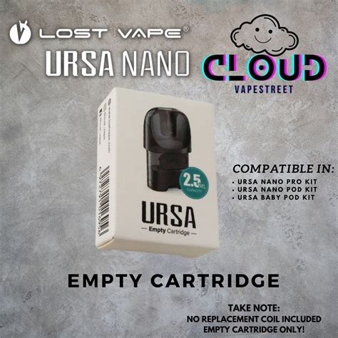 Ursa Nano Pro Cartridge 2.8ml Ursa Nano Ursa Baby Ursa Nano Pro | Lazada PH