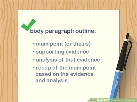 Simple Ways To Write A Body Paragraph 13 Steps With Pictures