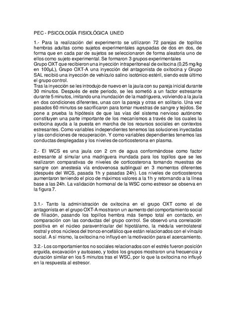 Pec Psicologia Fisiologica Uned Pec Psicolog A Fisiol Gica Uned