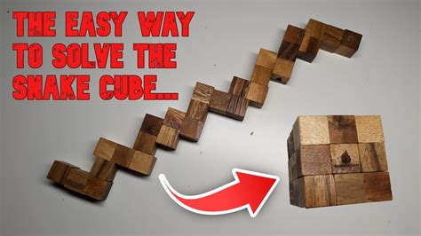 How To Solve The Wooden Snake Cube Puzzle Youtube