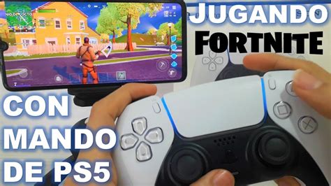 Como Jugar Fortnite Con Mando De Ps En Android Youtube