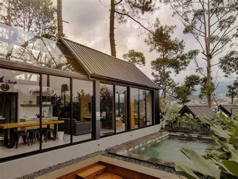Villa Super Estetik Di Lembang Bandung Full Kaca Ingin Rasakan Liburan