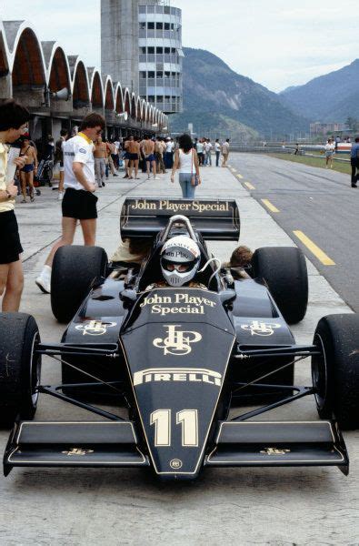 Jacarepagua Brazil 1983 Elio De Angelis Lotus 92 Ford Disqualified