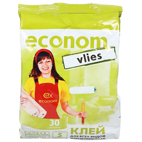 Клей для флизелиновых обоев, Econom, 250 г в Москве: цены, фото, отзывы ...