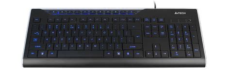 A4Tech KD-800L X-Slim czarna USB (podświetlana) - Klawiatury przewodowe ...