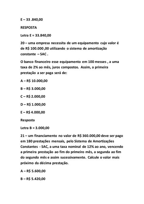 Simulado Da Caixa Econ Mica Federal Questionario Pdf