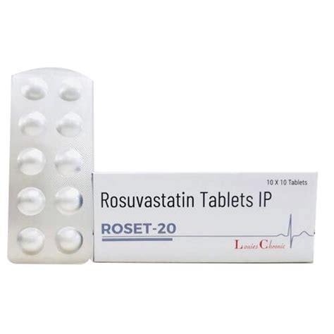 Rosuvastatin 20mg Tablet Rosuvastin 10 At Best Price In Indore Luckys