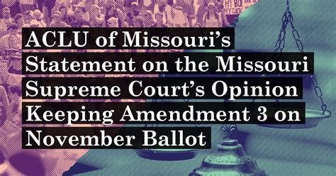 Aclu Of Missouri Endorsements