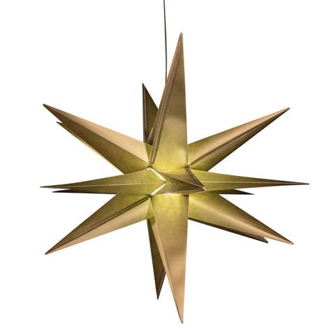 Anna Collection Verlichte 3D Kerstster Goud 60 Cm Kunststof