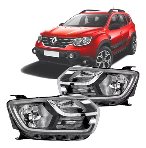 Par Farol Led Renault Duster Frete Gr Tis