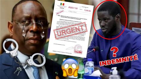 Urgent Arrestation D Cret Macky Sall Avant De Partir Diomaye Ghaz