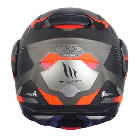 Capacete Mt Atom Sv Hybrid Matt Escamote Vel Moto World