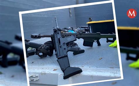 Ejército Mexicano Asegura Un Fusil Barret Y Arsenal De Armas En Miguel