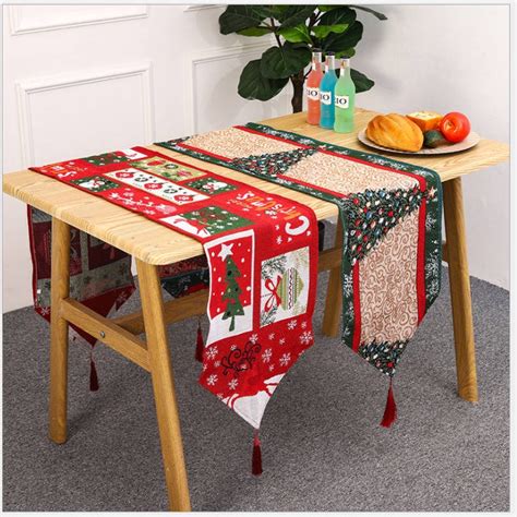 Obrus Transgraniczna Nowa Christmas Decoration Christmas Table Flag