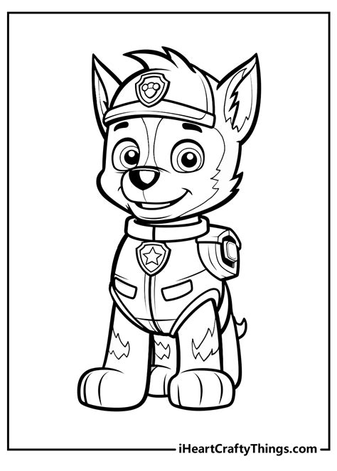 Paw Patrol Coloring Pages Sky