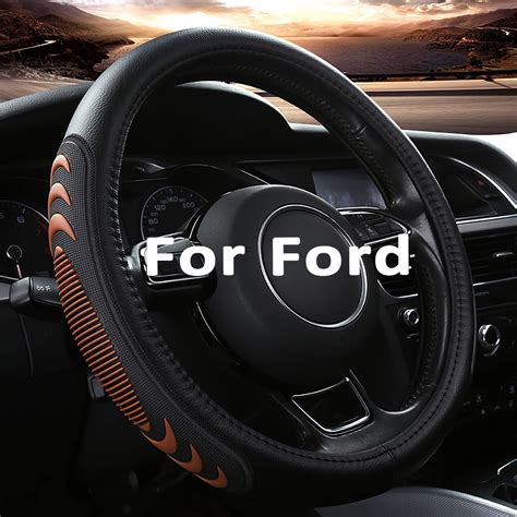 Amazon Yangday Leather Steering Wheel Cover For Ford F F