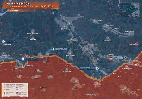 Rybar Force On Twitter Orikhiv Sector Situation As Of 11 00 On