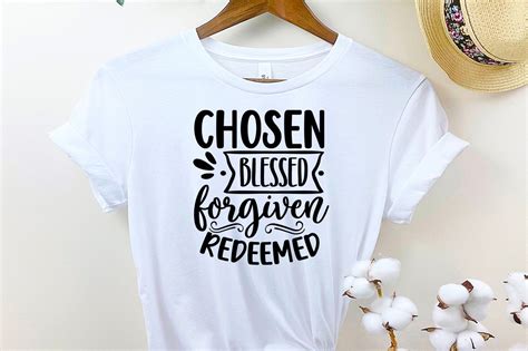 Chosen Blessed Forgiven Redeemed Svg Graphic By Etcify Creative Fabrica