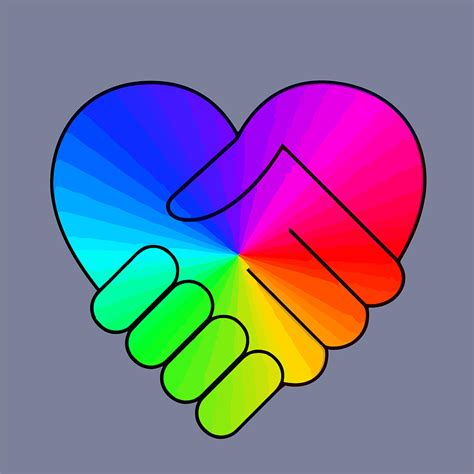 Lgbt Rainbow Lesbian Gay Trans Bisexual Heartbeat Wo Wall Art Prints Design And Poster Canvas