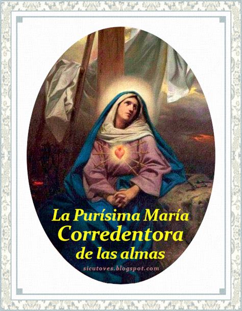 Como Ovejas Sin Pastor La PurÍsima MarÍa Corredentora De Las Almas