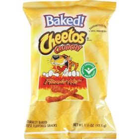 Cheetos Baked Crunchy Flamin Hot Case Of Oz Bags