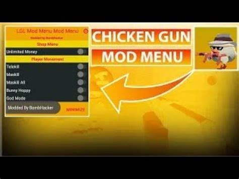 Chicken Gun Mod Menu Bomb Hacker - Chicken Gun Mod Menu By Bomb Hacker V28 Ver v3.1.0 (Link In Comments ...
