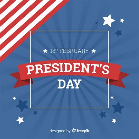 Free Vector | Happy president's day
