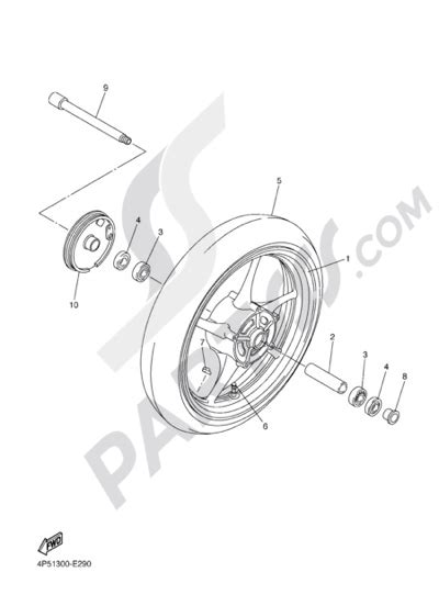 CILINDRO MAESTRO DELANTERO Yamaha FZ1 Fazer ABS 2008