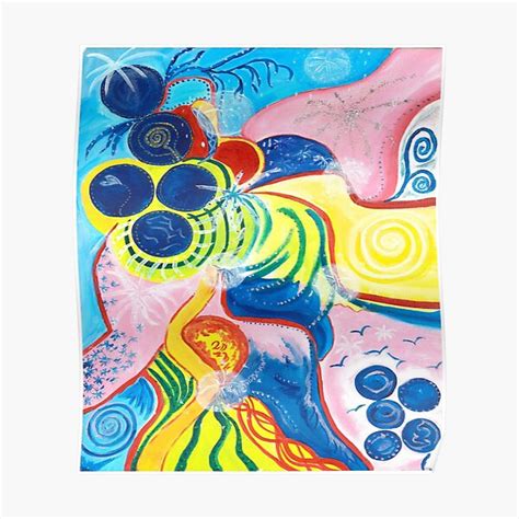 "Energy art painting" Poster for Sale by GoldenChance | Redbubble