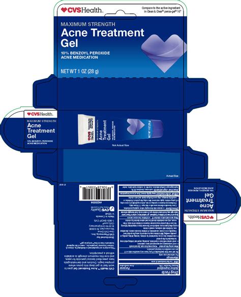 Cvs Health Maximum Strength Acne Treatment Acne Medication Benzoyl