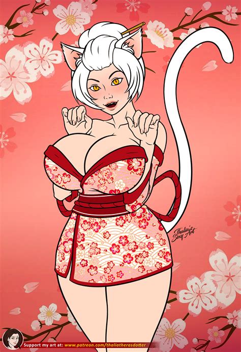 Kimono Kitten By Hersheys Hentai Foundry
