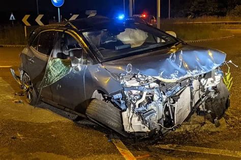 Yorkshire Drug Driver Crashed Into Roundabout Leaving Injured Teenagers