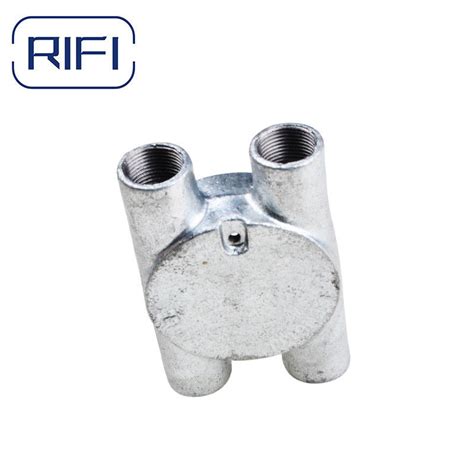 Hot Dipped Galvanized Circular Junction Box OEM Electrical Conduit Box