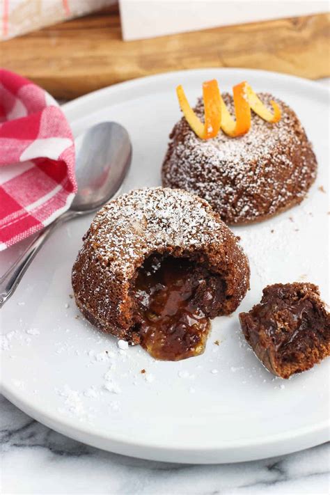 Mini Chocolate Orange Lava Cakes