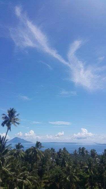 Manado Bay Mount Manado Tua Bunaken Island Siladen Island And Naen