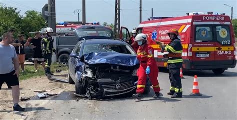 Impact Violent Tineri Raniti Dupa Un Accident La Iesire Din Timisoara