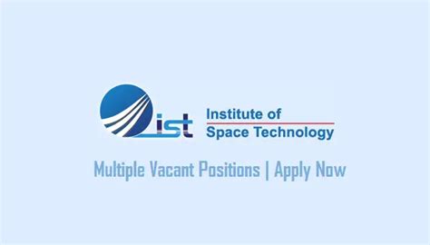 Institute Of Space Technology IST Jobs October 2020