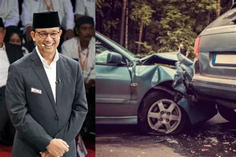 Mobil Rombongan Anies Baswedan Terlibat Kecelakaan Beruntun Saat