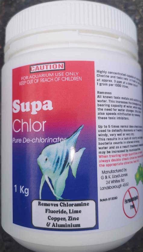 supa chlor  kg concentrate powder   lloyd jones