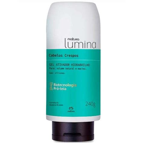 Natura Lumina Gel Ativador Hidrabrilho Cabelos Crespos G Shopee Brasil