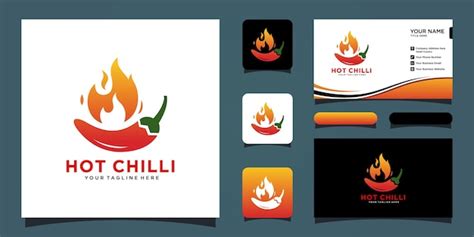 Red hot chili logo diseña concepto vector pimiento picante plantilla de diseños de logotipo