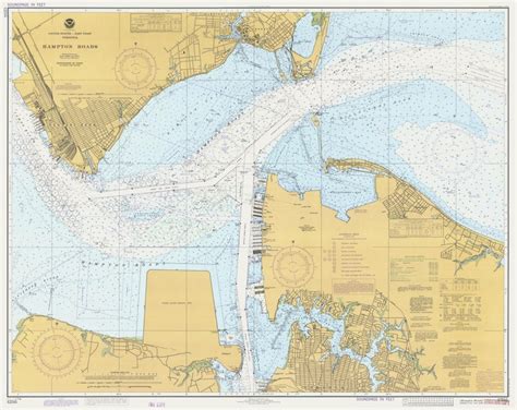 Hampton Roads Map 1983 | Etsy