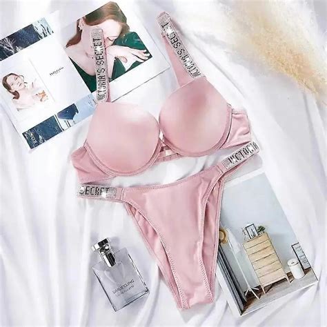 Pices Victoria S Secret Comfort Plus Size Lingerie Ensemble Femme Lace Underwear Sexy Ensemble